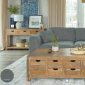 Persia Sectional Sofa 508857 in Gray Fabric by Coaster w/Options