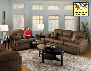 183500 Oswago Power Reclining Sofa Fabric by Chelsea w/Options [CHFS-183500PWR Oswago]