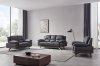 117 Sofa in Gray Leather by Beverly Hills w/Options