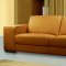 Tobacco Full Thick Leather Modern Sofa w/Options