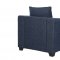 U9196 Sofa & Loveseat Set in Blue Chenille by Global w/Options