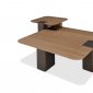 467E4 Coffee Table in Walnut by J&M w/Optional End Tables