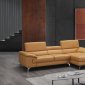 A973b Sectional Sofa in Freesia Premium Leather by J&M