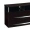 Wenge High Gloss Finish Modern Bedroom Set W/Storage Drawer