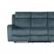 U6024 Motion Sofa & Loveseat Set in Dark Gray Fabric by Global