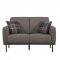 U819 Sofa, Loveseat & Chair 3Pc Set Dark Gray Fabric by Global