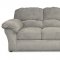 Sage Microfiber Transitional Living Room W/Sewn-on Arm Pillows