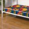 White Finish Contemporary Twin/Twin Bunk Bed