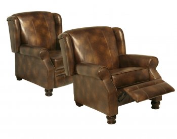 Toast "Bonded Leather" Classic Colby Reclining Chair [CNR-5530 Colby]