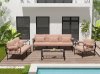 Rajni Modular Outdoor Patio Set OT01766 in Pink by Acme