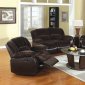 Winchester Reclining Sofa CM6556CP in Dark Brown w/Options