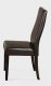 Brown Bycast Leather Modern Set of 2 Dining Chairs