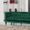 Taylor Sofa 642 in Green Velvet Fabric w/Optional Items