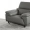 Wolford Sofa Set 3Pc in Grey Half Leather by VIG