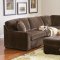 500703 Luka Sectional Sofa in Coffee Bean Fabric by Coaster