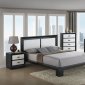 Cali Bedroom in Black & White by Global w/Optional Casegoods