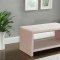 Cleo Bed in Pink Velvet by Meridian w/Options