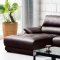 Alan Sectional Sofa in Brown Bonded Leather Match