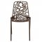 Devon Set of 4 Indoor/Outdoor Chairs DC23BR - Brown - LeisureMod