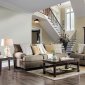 Augustina Sofa SM5164 in Light Brown Woven Fabric w/Options