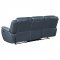 Sloane Motion Sofa 610271 Blue Leatherette by Coaster w/Options