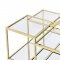 Uchenna Coffee Table 3Pc Set 83470 in Gold by Acme