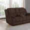 Waterbury Motion Sofa 602571 in Brown by Coaster w/Options