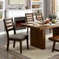 Kirsty Dining Set CM3821T in Rustic Walnut w/Options