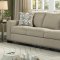 Gowan Sofa 8477NF in Beige Chenille by Homelegance w/Options