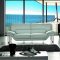 Red or White Leather 3PC Modern Living Room Set