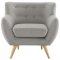 Remark EEI-1633 Sofa in Light Gray Fabric by Modway w/Options