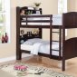 Parker 460442 Bookcase Bunk Bed in Cappuccino by Coaster