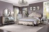 Esteban Bedroom 22200 in Antique Champagne by Acme w/Options