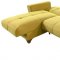 Tina Mustard Sectional Sofa in Fabric by Bellona