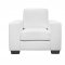 U801 Sofa & Loveseat Set in White PVC by Global w/Options