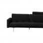 Dark Grey Fabric Modern Convertible Sofa Bed