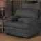 6525 Clara Sofa & Loveseat Set in Thunder Fabric by Chelsea