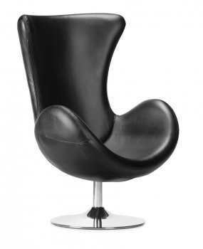 Black or White Leatherette Contemporary Swivel Chair [ZMC-Andromeda]