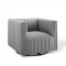 Conjure Sofa in Light Gray Fabric by Modway w/Options