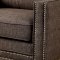 Kerian Sofa CM6157BR in Brown Fabric w/Options