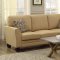 Adair Sofa 8413YW in Yellow Fabric by Homelegance w/Options