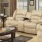 9173/9243 Reclining Sofa in Cream Bonded Leather w/Options