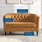 Prospect Loveseat & Chair Set Cognac Velvet by Modway w/Options