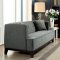 Sofia CM6761GY Sofa in Gray Fabric w/Options