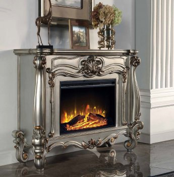 Versailles Fireplace AC01314 in Antique Platinum by Acme [AMFP-AC01314 Versailles]