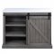 Gauri Kitchen Island AC00308 in Gray Oak by Acme