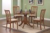 Brannan Dining Set 5Pc 101091 Set in Light Brown by Coaster