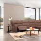 Penelope 5168 Power Motion Sectional Sofa in Mocha by Manwah