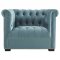 Heritage Sofa in Sea Blue Velvet Fabric by Modway w/Options