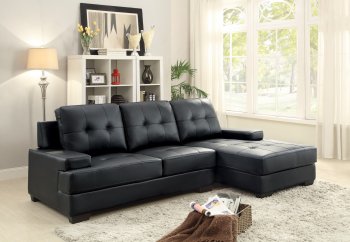 Grenoble 8440BK Sectional Sofa by Homelegance [HESS-8440BK Grenoble]